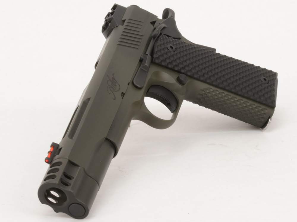 Kimber Rampart 9MM Pistol Olive Drab 5" Comp Barrel  NIB 300467-img-0