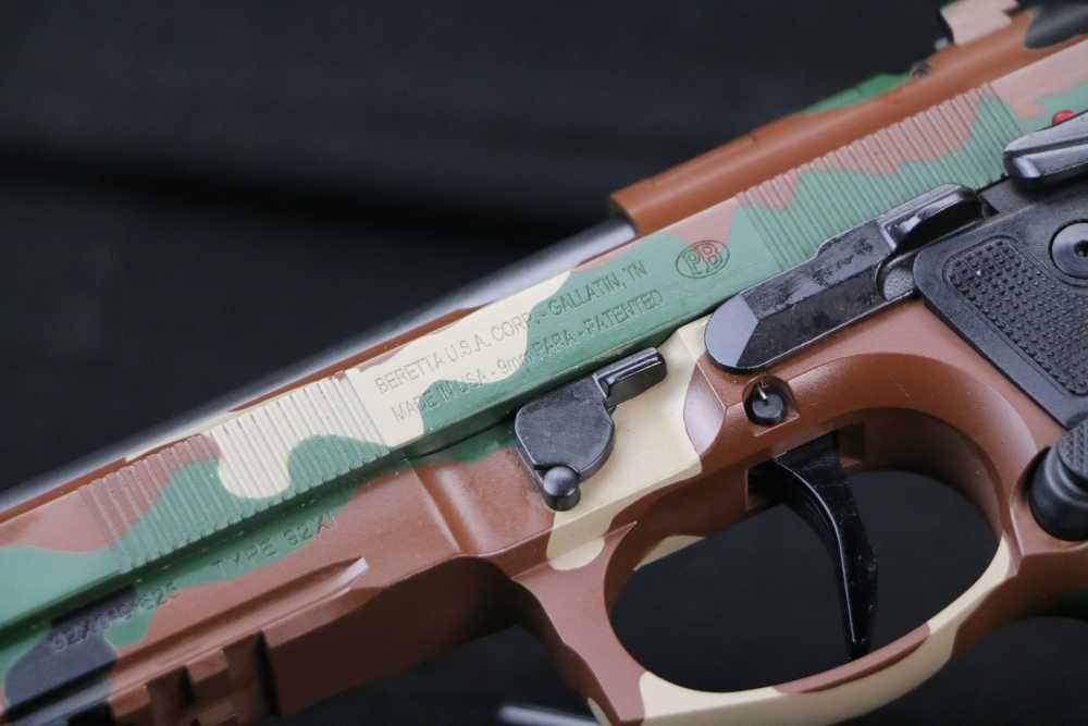 Beretta 92Xi SAO Tactical SPEC0731A18, 9mm, 4.7", Battle Dress Uniform, NIB-img-3