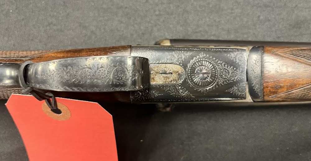 USED BEAUTIFUL W.R. LEESON 20G SIDE BY SIDE SHOTGUN - 28'' BARREL-img-11