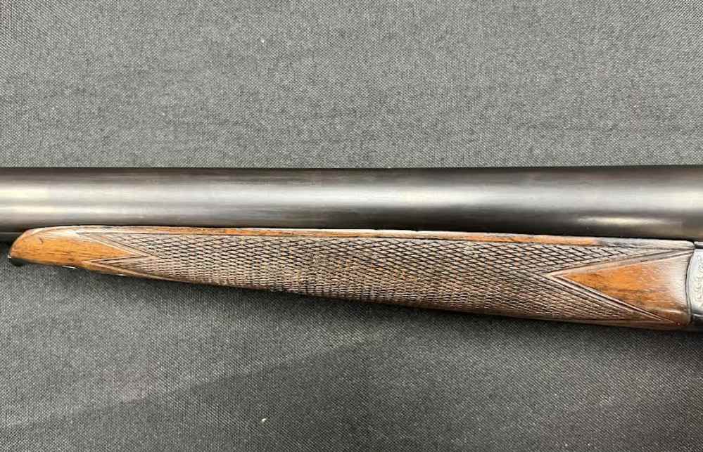 USED BEAUTIFUL W.R. LEESON 20G SIDE BY SIDE SHOTGUN - 28'' BARREL-img-2
