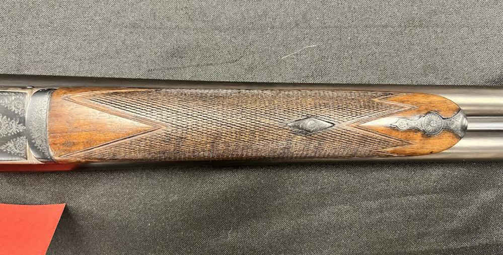 USED BEAUTIFUL W.R. LEESON 20G SIDE BY SIDE SHOTGUN - 28'' BARREL-img-12