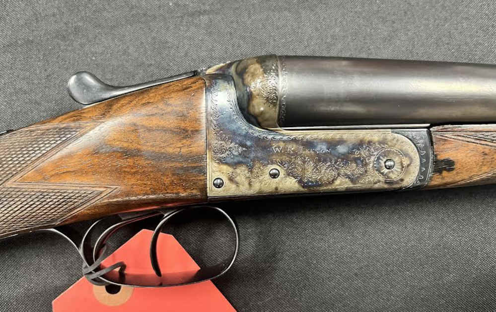 USED BEAUTIFUL W.R. LEESON 20G SIDE BY SIDE SHOTGUN - 28'' BARREL-img-8