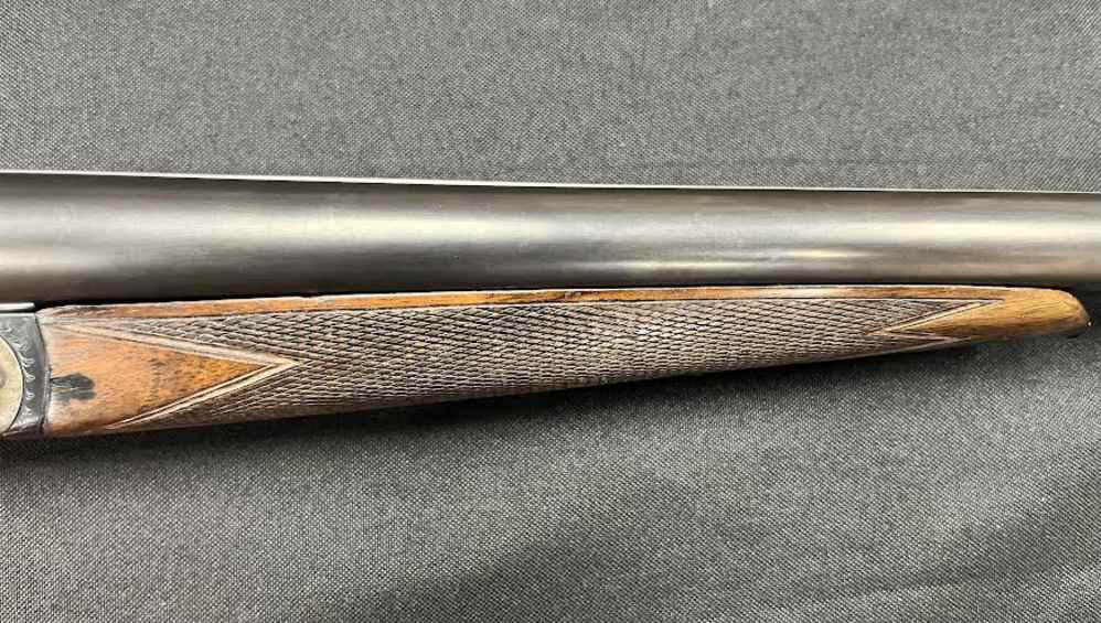 USED BEAUTIFUL W.R. LEESON 20G SIDE BY SIDE SHOTGUN - 28'' BARREL-img-9