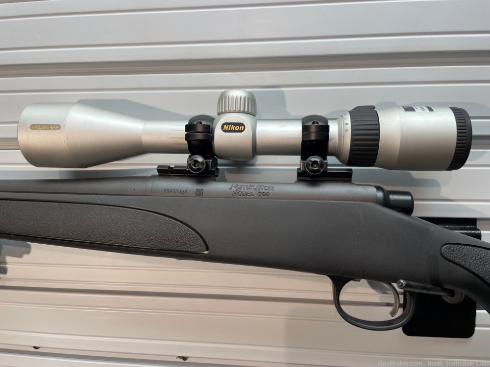Remington 700 ADL, 308 Win, Bolt Action Rifle, Nikon BDC Prostaff Scope-img-2