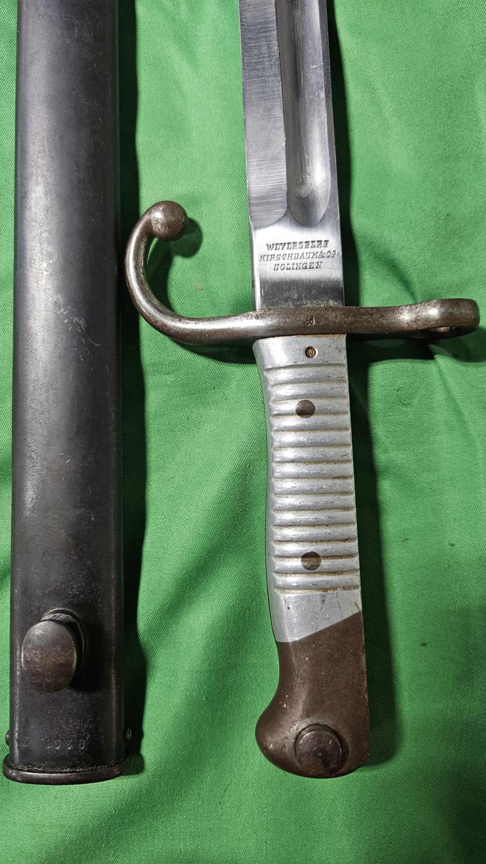 1891 MAUSER BAYONET W/SCABBARD-img-10