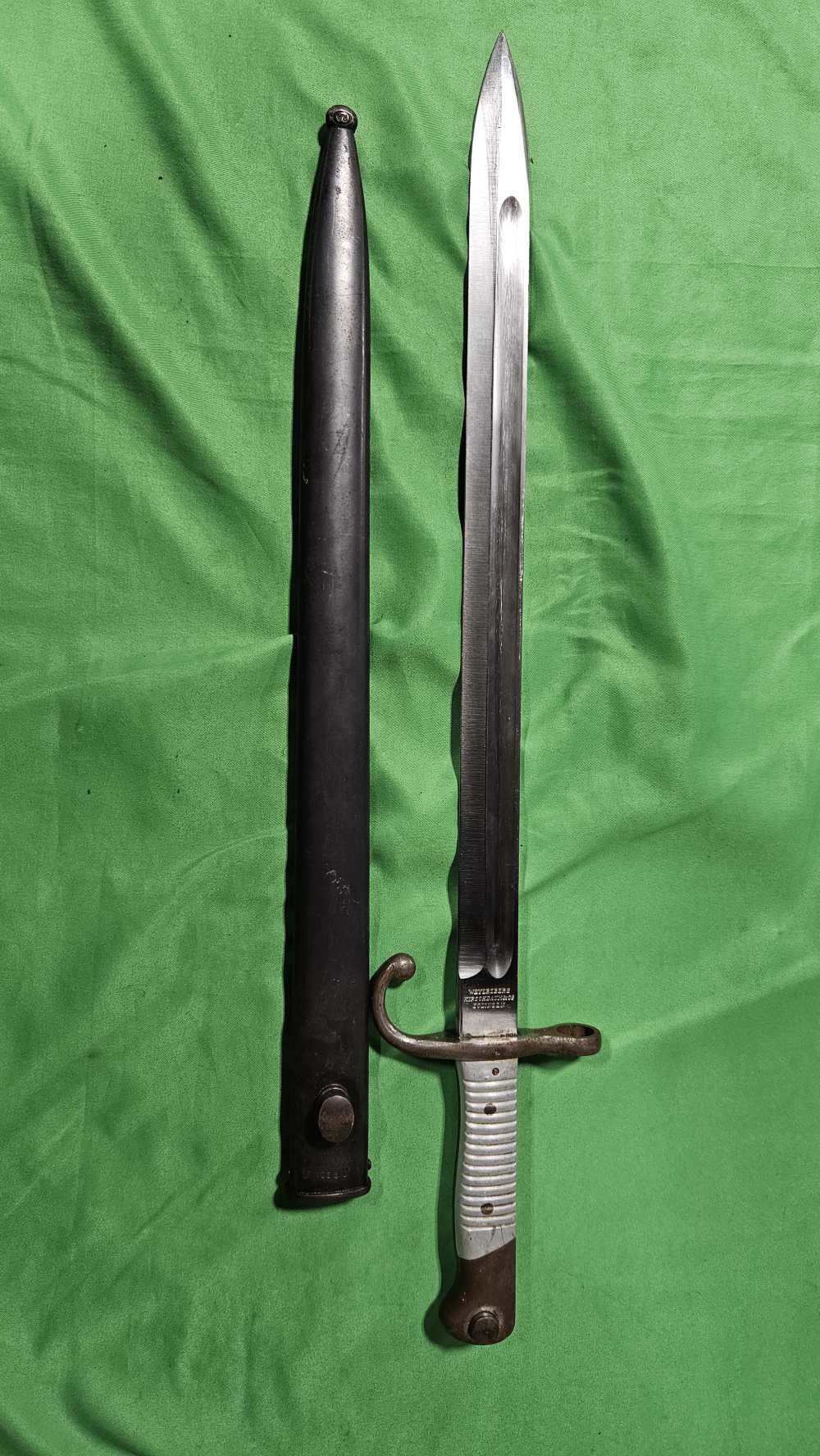 1891 MAUSER BAYONET W/SCABBARD-img-1