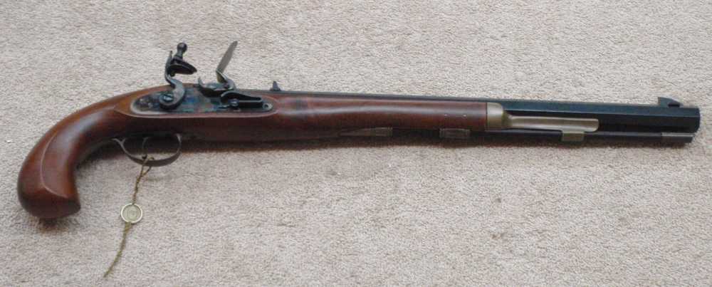 Davide Pedersoli Bounty Flintlock Singe Shot Pistol 45 cal NOS-img-0