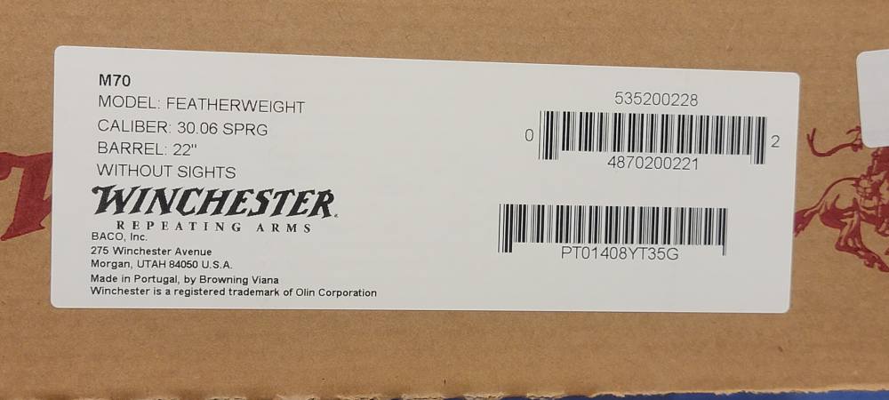 Winchester Model 70 Featherweight 30-06 22" Barrel-img-13