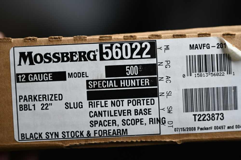 Mossberg 500 Special Hunter 12 Gauge Slug Gun w/ Scope 22" Rifled Barrel-img-17
