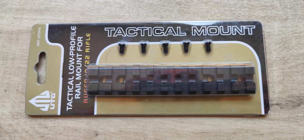 UTG Tactical Low Profile Rail Mount for Ruger 10/22 Rifle -img-0