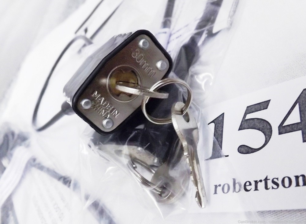 12 Allen 15 in  Cable Gun Locks 2 Keys Bicycles $3 ea Free Ship -img-4