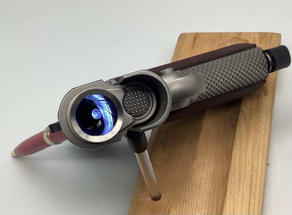 Ed Brown Custom 1911 Executive Commander, .45 ACP, Stainless, OG Soft Case-img-9