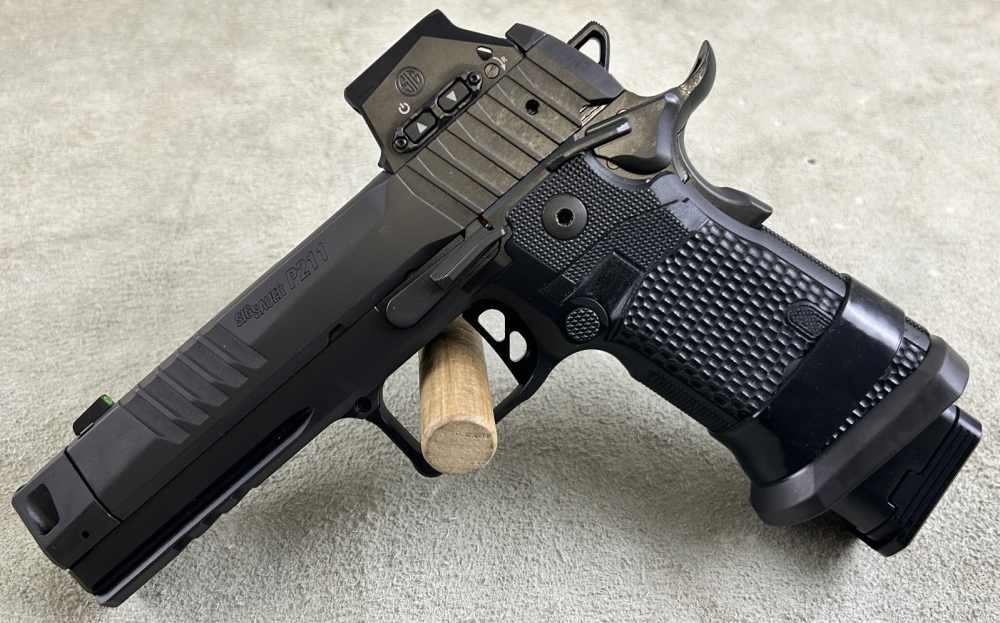 Sig Sauer 211F 9MM 4.4" BBL Comped W/Optic *NEW*-img-0
