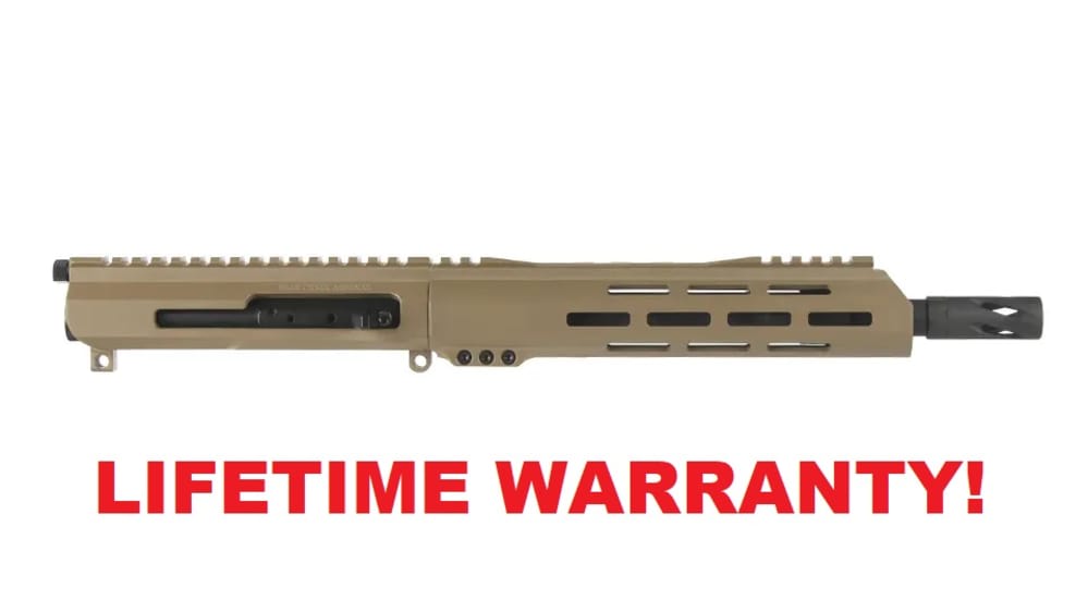 AR-10 8.6 Blackout 10.5" Side Charging FDE Pistol Upper Receiver with BCG-img-0
