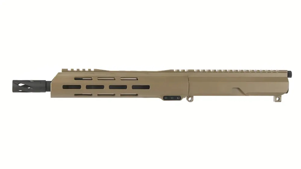 AR-10 8.6 Blackout 10.5" Side Charging FDE Pistol Upper Receiver with BCG-img-1