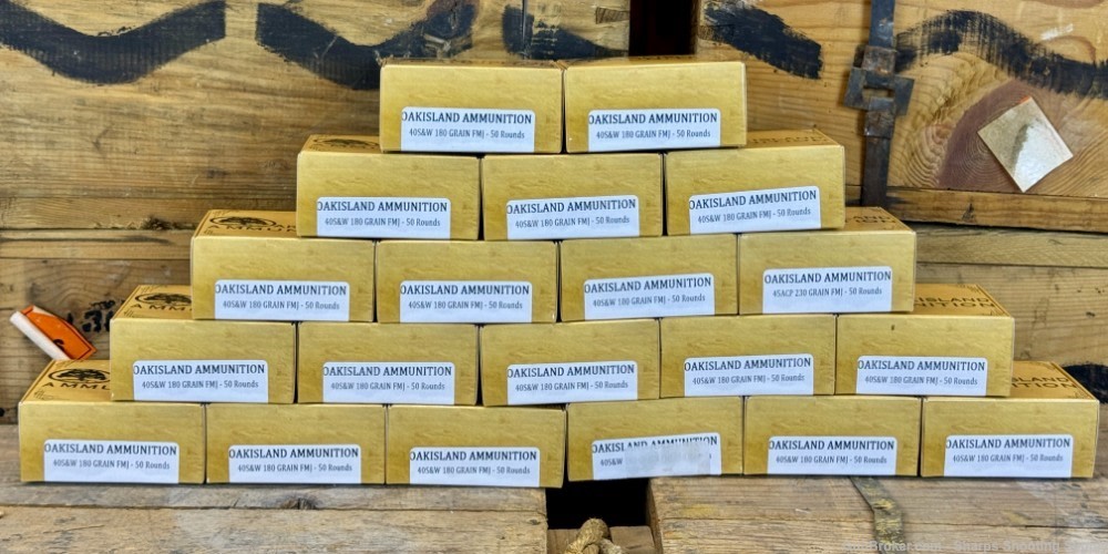 Oak Island Ammo 40 S&W 180gr REMAN 1000 Rounds-img-0