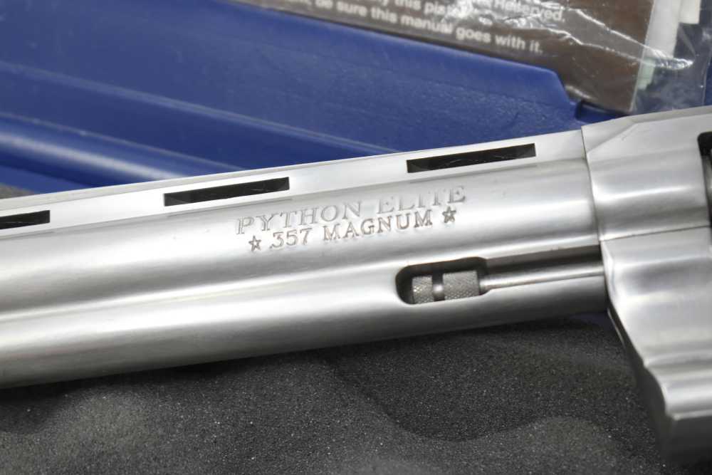 Colt Python Elite .357 Mag 6" Stainless Custom Shop w/ Case-img-13