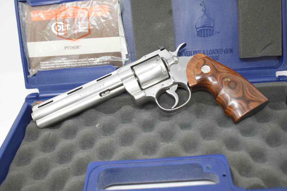 Colt Python Elite .357 Mag 6" Stainless Custom Shop w/ Case-img-0