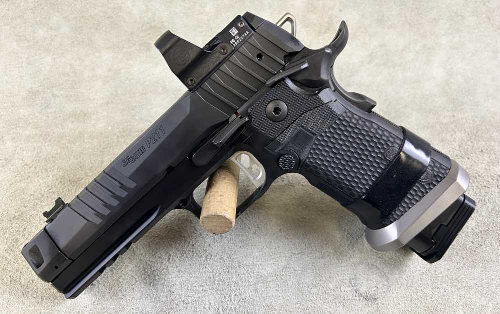 Sig Sauer 211F 9MM 4.4" BBL Comped W/Optic *Demo* *Used*-img-1