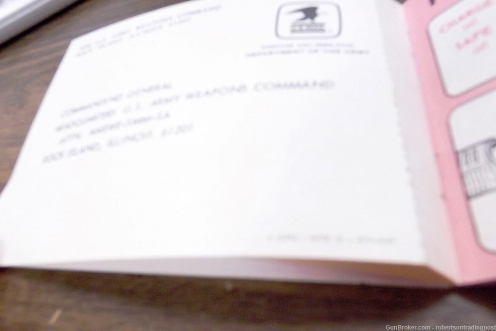 Historic Oct 1970 US Army TM910022410 Manual for M 60 Westmoreland Marked-img-7