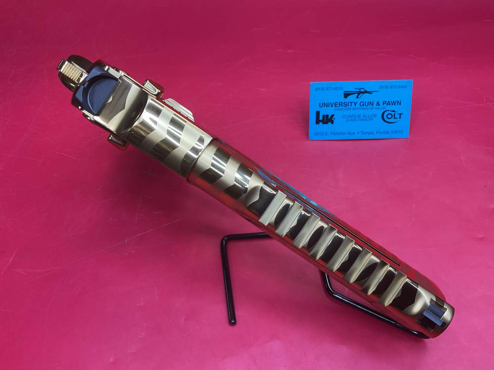 Magnum Research Desert Eagle Mark XIX L6 44 Mag Gold Tiger Stripes 6"-img-11