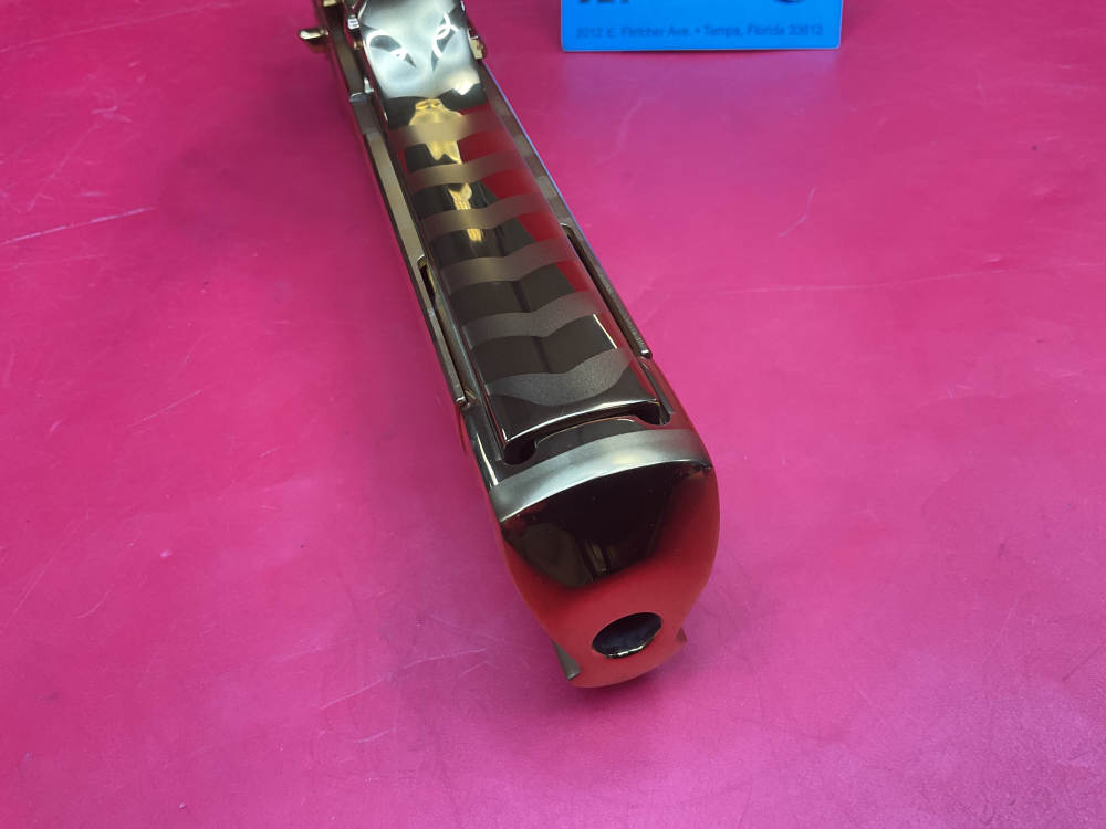 Magnum Research Desert Eagle Mark XIX L6 44 Mag Gold Tiger Stripes 6"-img-25