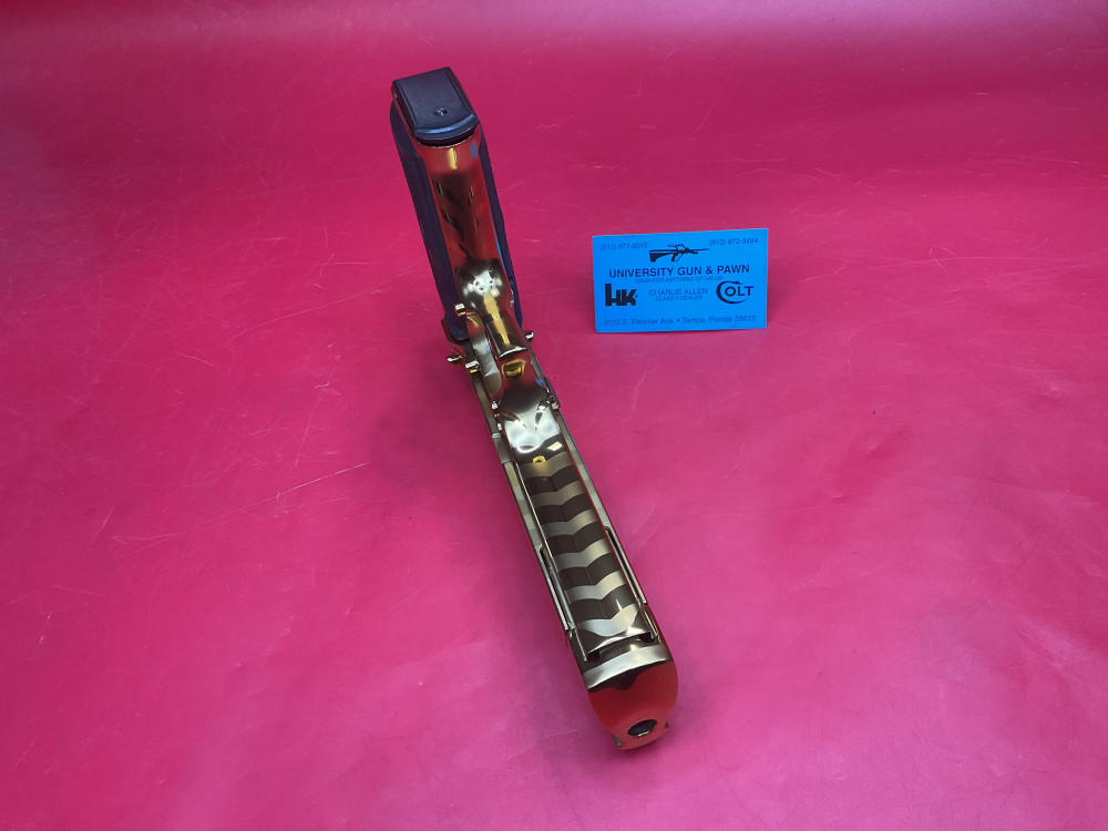 Magnum Research Desert Eagle Mark XIX L6 44 Mag Gold Tiger Stripes 6"-img-24
