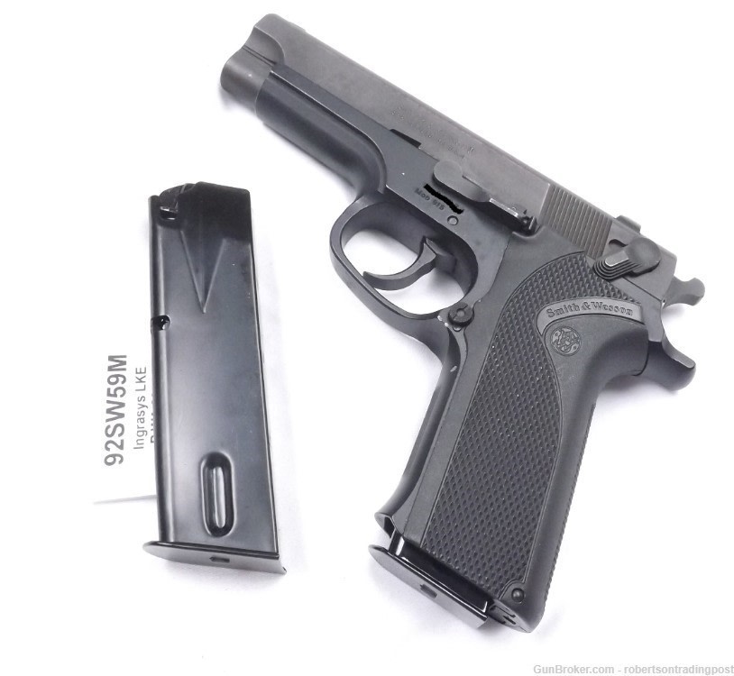 S&W 5906 9mm 15 rd Magazine PT92 HFC Smith & Wesson 59 910 915 Modified-img-0