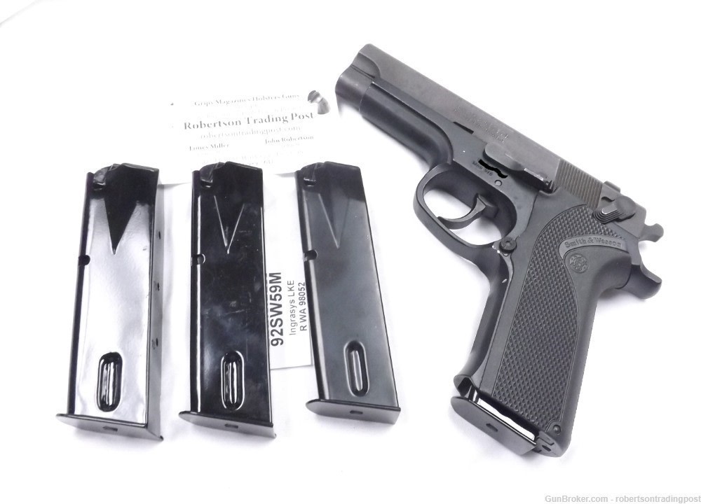S&W 5906 9mm 15 rd Magazine PT92 HFC Smith & Wesson 59 910 915 Modified-img-1