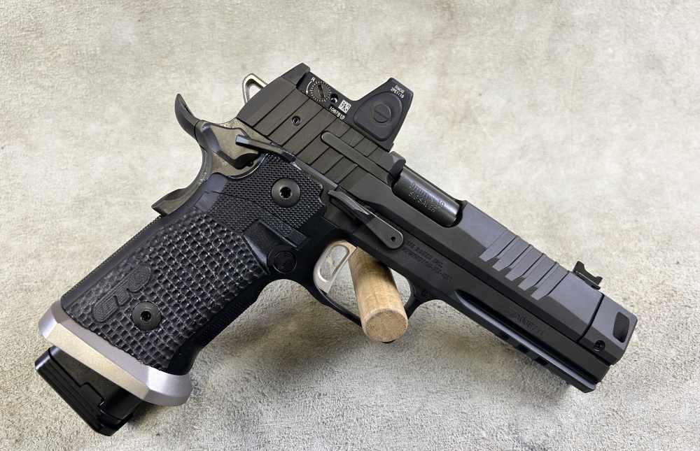 Sig Sauer 211F 9MM 4.4" BBL Comped W/Optic *Demo* *Used*-img-0