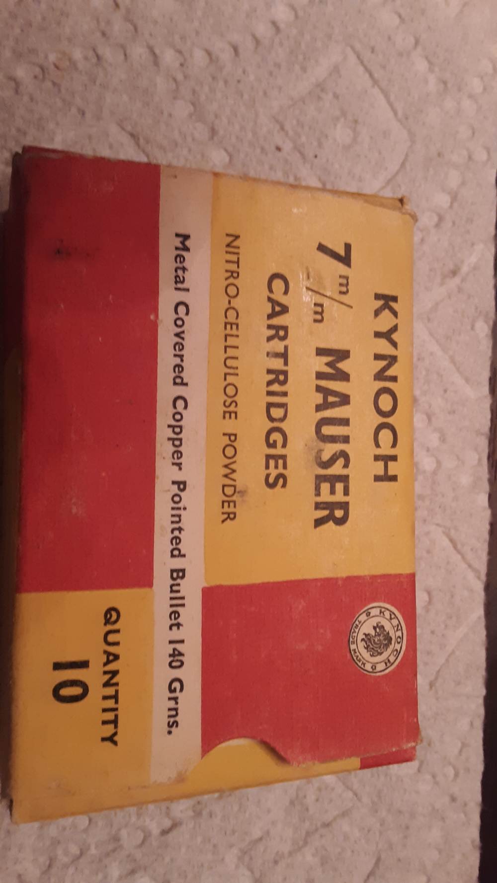 Kynoch 7mm Mauser ammo-img-0