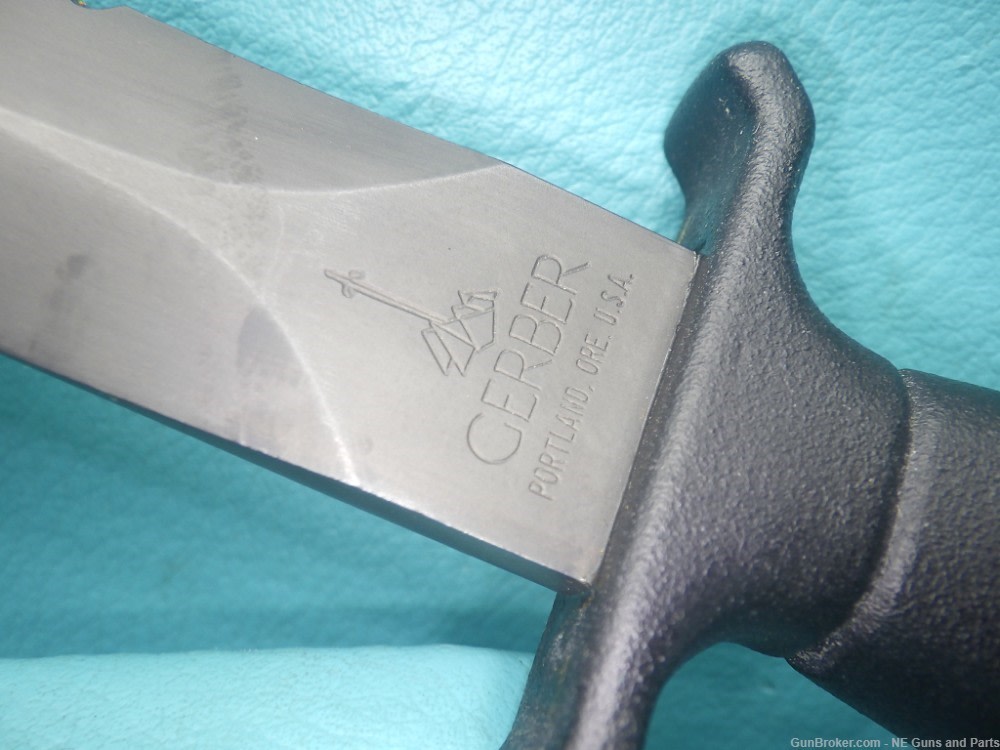 Gerber Mark ll Survival Knife 6.87"Black Blade (05707) Mfg1996 NIB W/Sheath-img-7