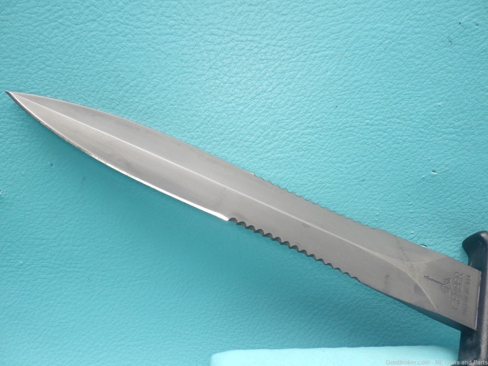 Gerber Mark ll Survival Knife 6.87"Black Blade (05707) Mfg1996 NIB W/Sheath-img-8
