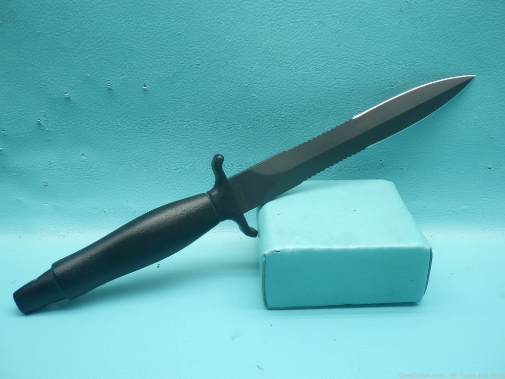 Gerber Mark ll Survival Knife 6.87"Black Blade (05707) Mfg1996 NIB W/Sheath-img-1