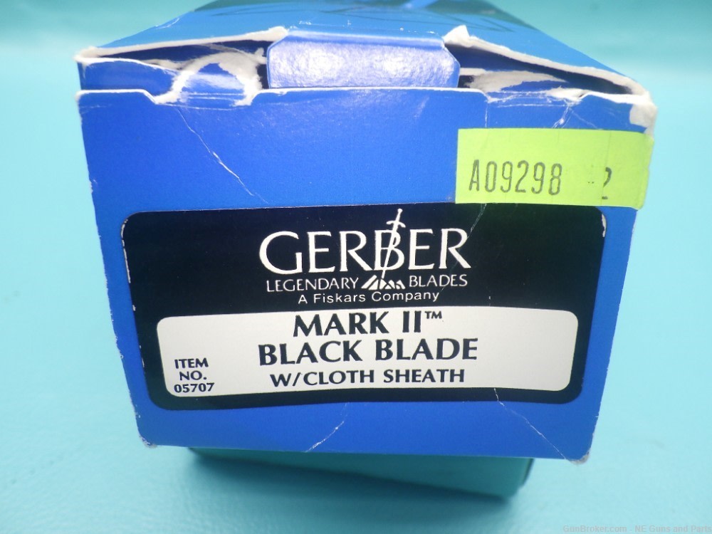 Gerber Mark ll Survival Knife 6.87"Black Blade (05707) Mfg1996 NIB W/Sheath-img-10