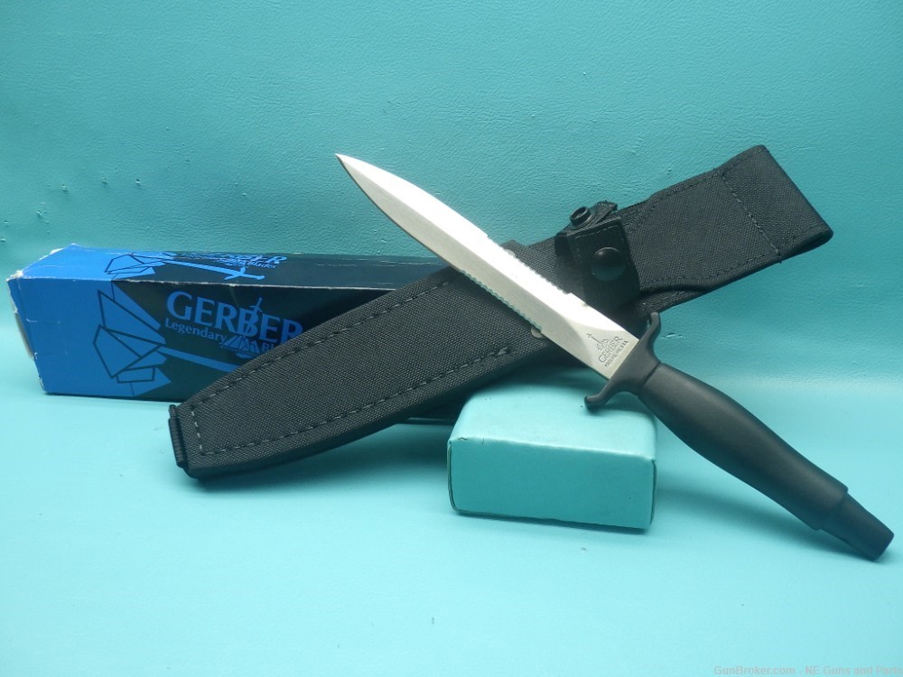 Gerber Mark ll Survival Knife 6.87"Blade (5700) Mfg 1998 NIB W/Sheath-img-0