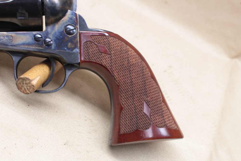 Taylors Uberti Model 1873 .357 Mag Case Color Checkered -img-6