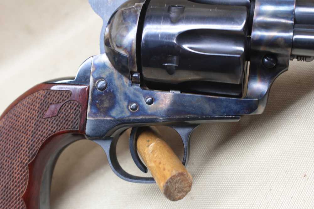 Taylors Uberti Model 1873 .357 Mag Case Color Checkered -img-9