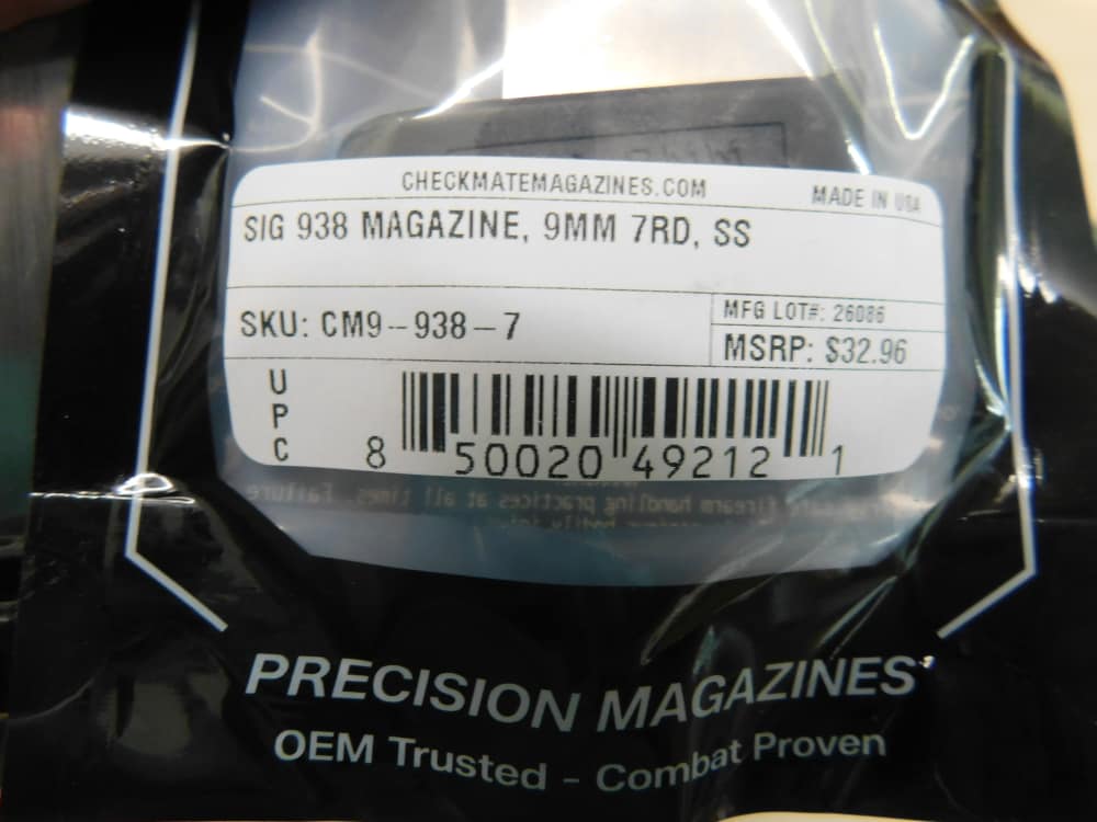 7rd CheckMate Magazine for Sig P-938    (S448)-img-3