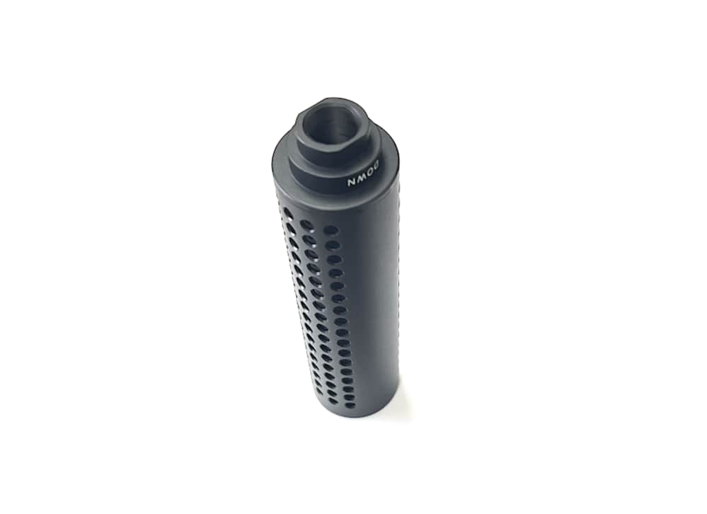 5x8/24 thread AR10/ .308 6.5 Creedmoor Fake suppressor corn cob 6 inches-img-3