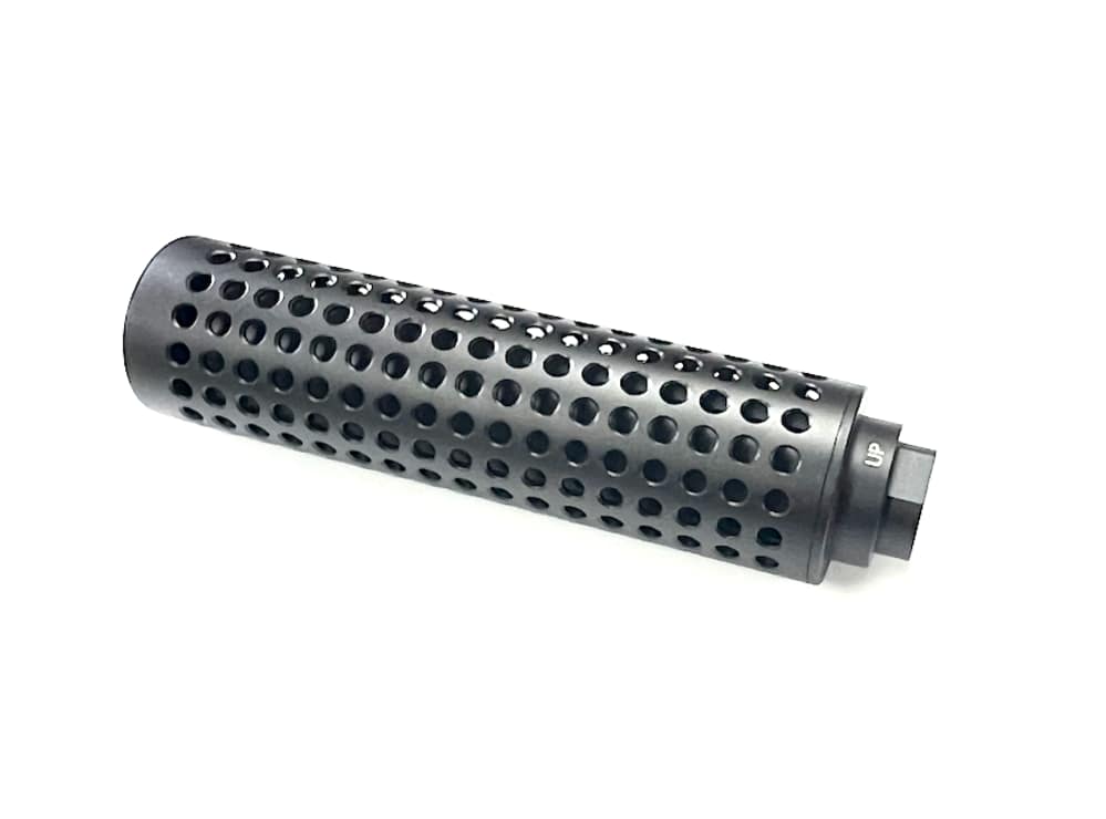 5x8/24 thread AR10/ .308 6.5 Creedmoor Fake suppressor corn cob 6 inches-img-0