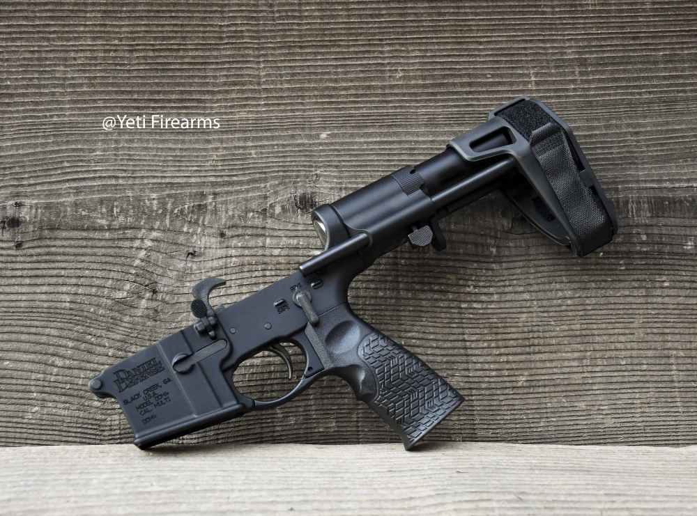 Daniel Defense DDM4 PDW AR-15 Pistol Lower W/ Maxim Brace 5.56 300 Blackout-img-4