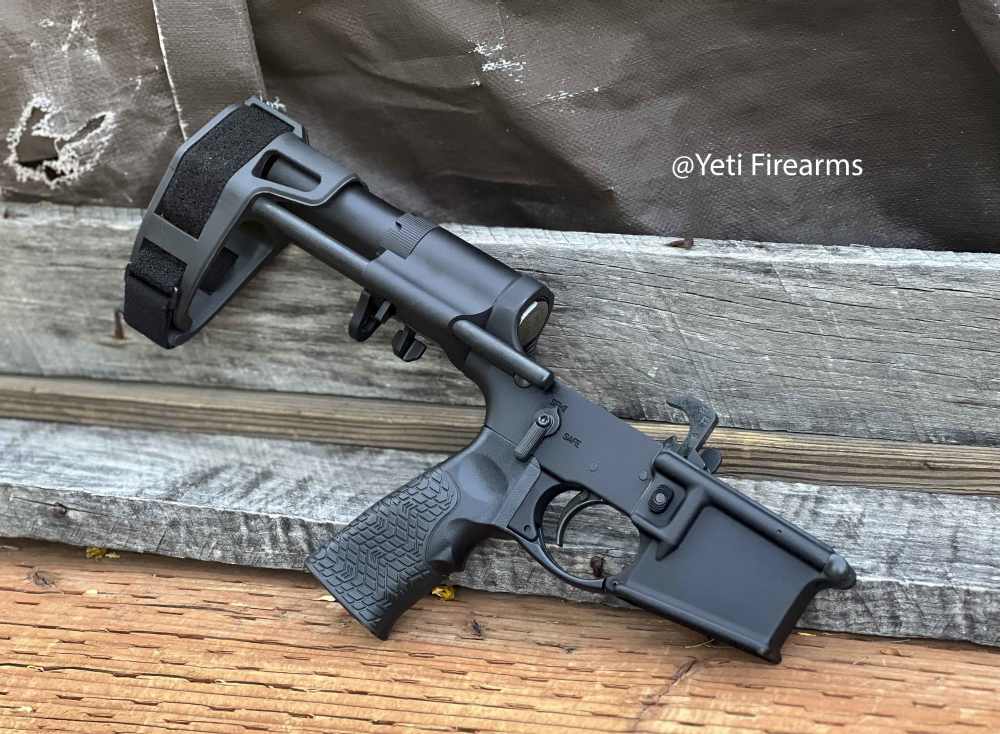 Daniel Defense DDM4 PDW AR-15 Pistol Lower W/ Maxim Brace 5.56 300 Blackout-img-1