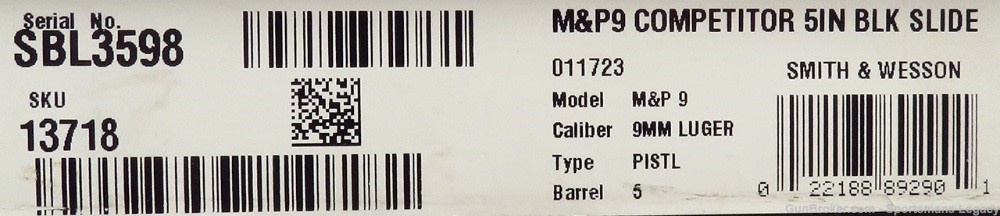 Smith & Wesson Performance Center M&P9 M2.0 Competitor 9mm, 98 percent-img-7