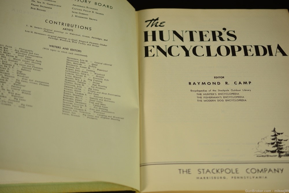THE HUNTER'S ENCYCLOPEDIA 4th Edition 1954-img-2