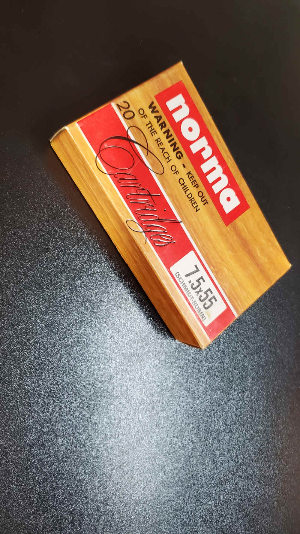 Norma 7.5×55 Swiss Ammunition – 180 Grain Soft Point Boat-Tail – 20 Rounds-img-1