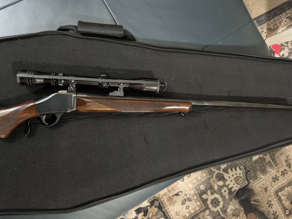 Browning Arms Company B-78 Rifle 6mm Rem 1975 and Redfield Scope-img-2