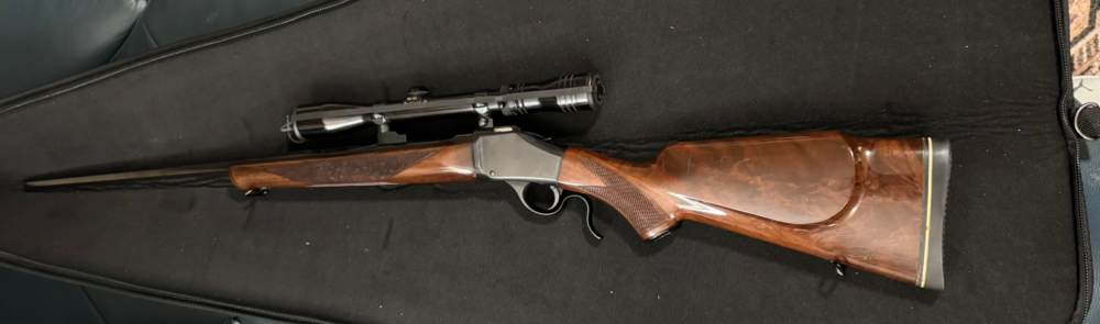 Browning Arms Company B-78 Rifle 6mm Rem 1975 and Redfield Scope-img-0