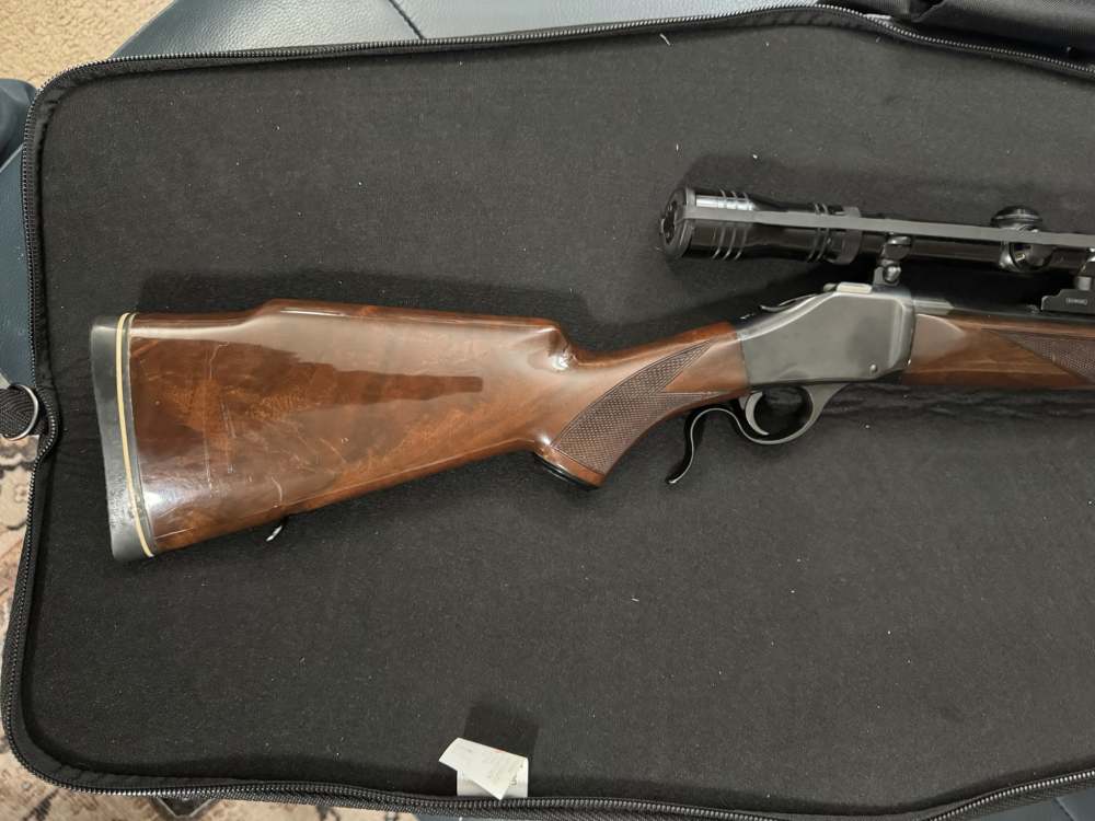 Browning Arms Company B-78 Rifle 6mm Rem 1975 and Redfield Scope-img-3
