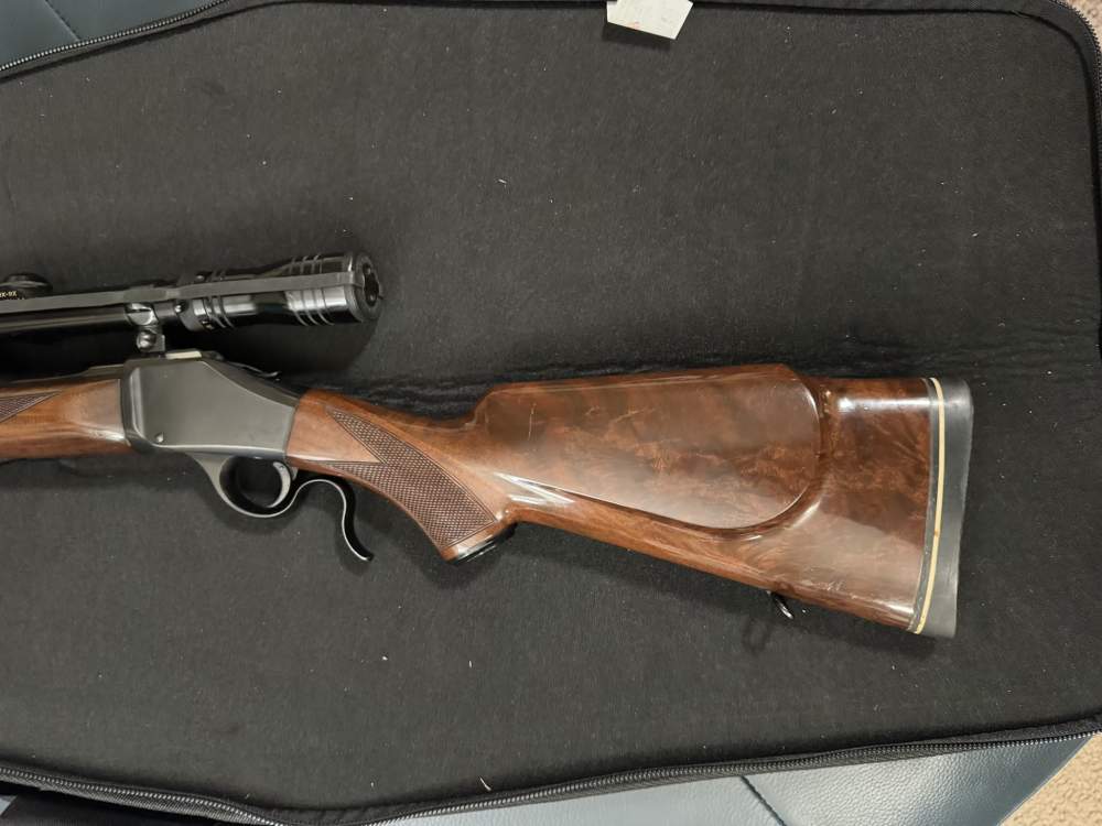Browning Arms Company B-78 Rifle 6mm Rem 1975 and Redfield Scope-img-4